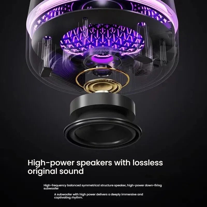 Heavy Subwoofer Wireless Bluetooth Speaker Outdoor Sound Card Computer Loud Sound Mini Smart Speaker