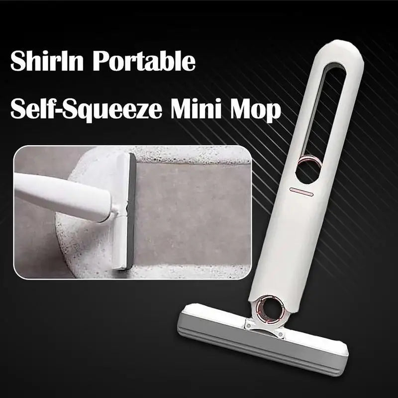 Mini Mop Portable Hand Wash-Free Strong Absorbent Mop With Replace Head Powerful Absorbent Mop Ceramic Drill Floor Cleaning Mops