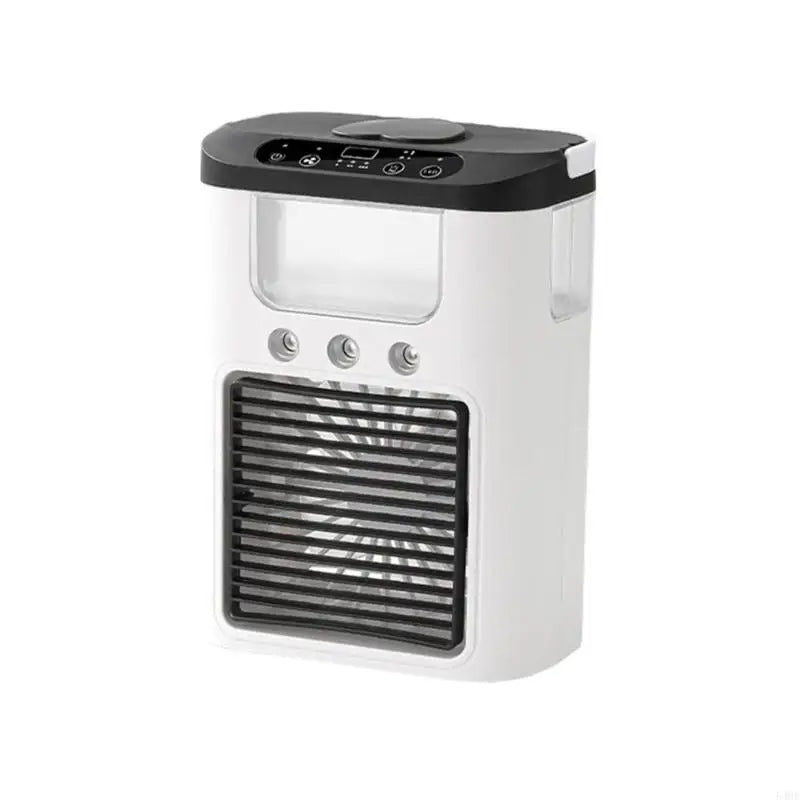 54HE Portable Air Conditioner Fan Humidifying Fan Desktop Fan with Night Light Household Sprayer Refrigeration Conditioner