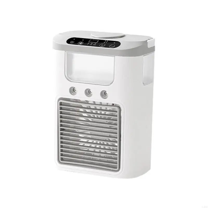 54HE Portable Air Conditioner Fan Humidifying Fan Desktop Fan with Night Light Household Sprayer Refrigeration Conditioner