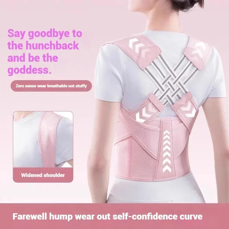 Ajustable Back Support Posture Corrector for Females Gym Rehabilitationequipment Yoga Back Belts Corset Lumbar Shoulders