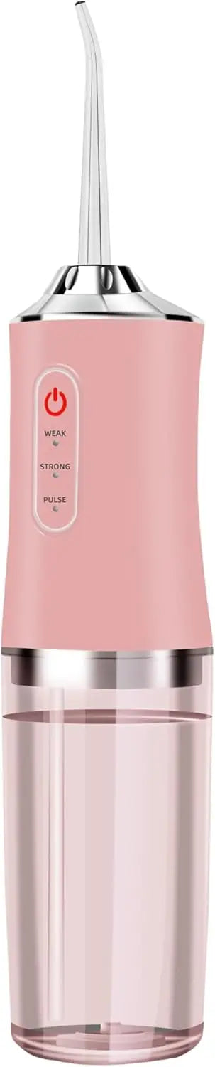 Water Dental Flosser Teeth Picks - 4 Jets 3 Modes Portable Cordless Water Flosser for Teeth Cleaner, IPX7 Waterproof Oral Irriga