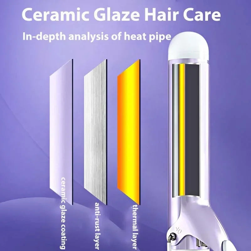 40MM Professional Ceramic Non-Harmful Rotary Curling Iron with Big Waves Electric Curling Iron Hair Styling Tool for Hair Salon