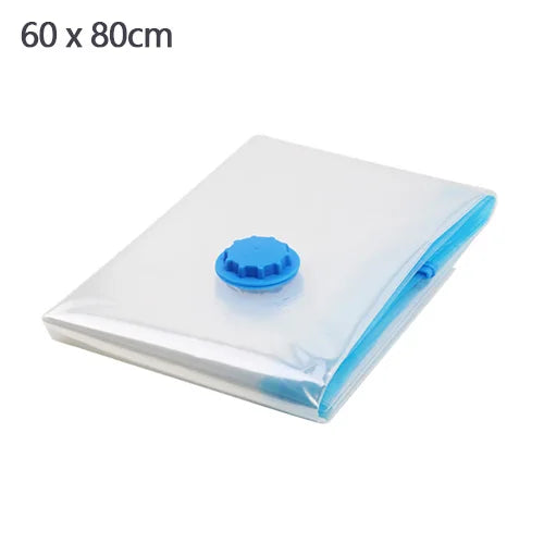 5Pcs Vacuum Bags for Storing Clothes Space Saver Vacuum Storage Bag with Hand Pump for Comforters,Blanket Storage,Bedding