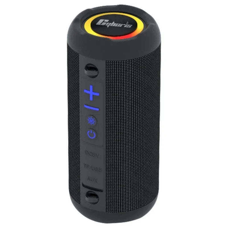 Cyboris S9 Wireless Speakers 30W IPX6 Waterproof Outdoor Portable Speaker with Loud Stereo Sound, Deep Bass, RGB Lights, TWS