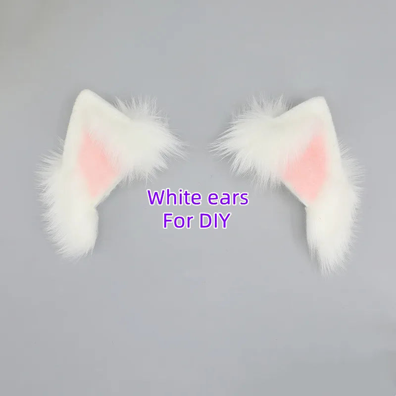 Rechargable Electric Moving Cat Ear Hairband Girl Gift Cosplay Props Carnival Halloween Club Masquerade Party Headwear