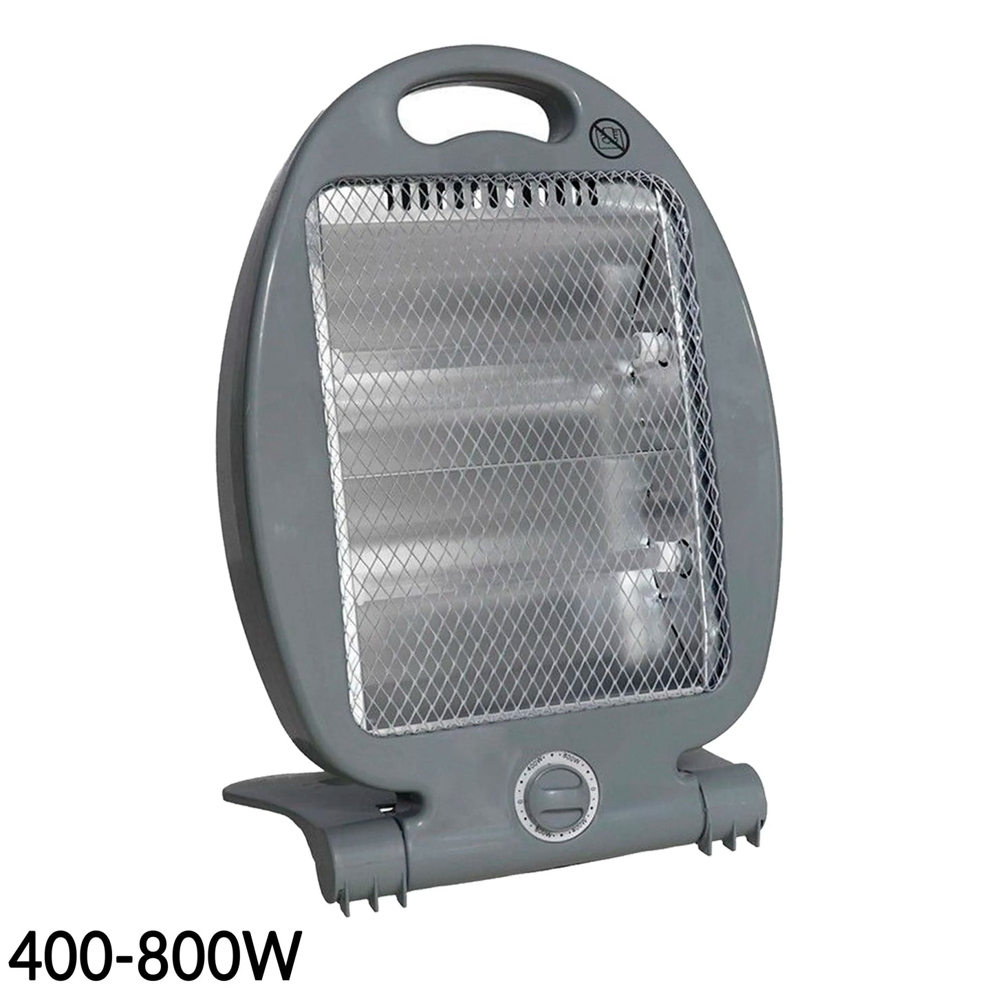 Electric Air Heater 800W at 1200W with Silent Quartz Tubes with Temperature Regulator High Performance Stove Radiator Home Bathroom Vertical with Handle and Instant Heat Thermostat Regulator