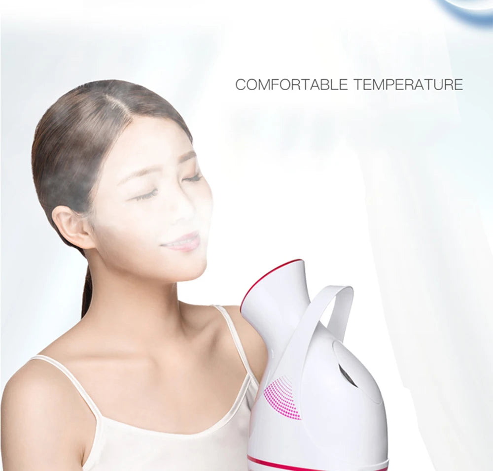 Electric Face Steamer Thermal spray Negative Ion Facial Steamer Cleansing face and moisturizing function Acne Beauty Equipment