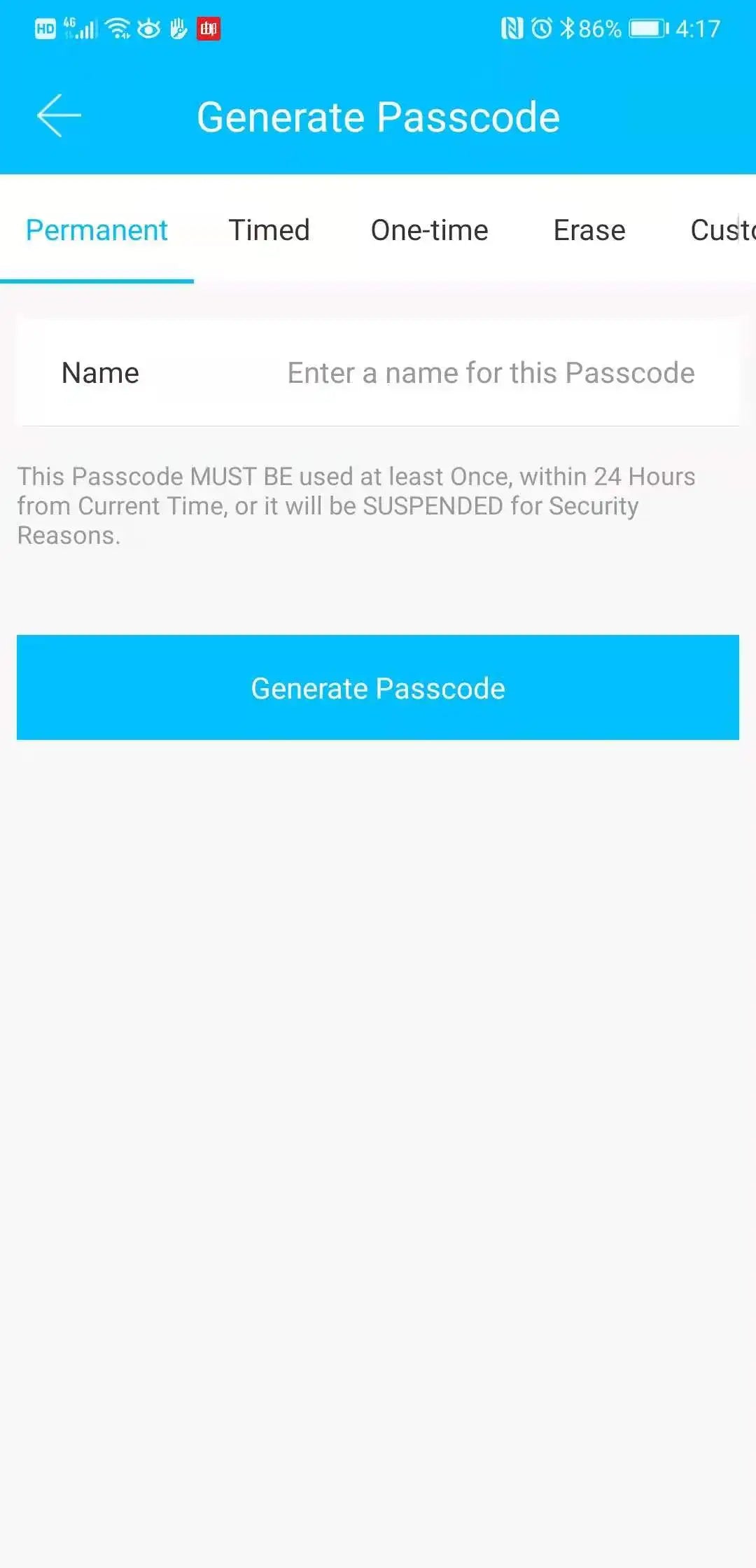 TTLock/tuya APP Smart Fingerprint Lock password code Door Lock Bluetooth Biometric fingerprint lock Electronic Handle Lock