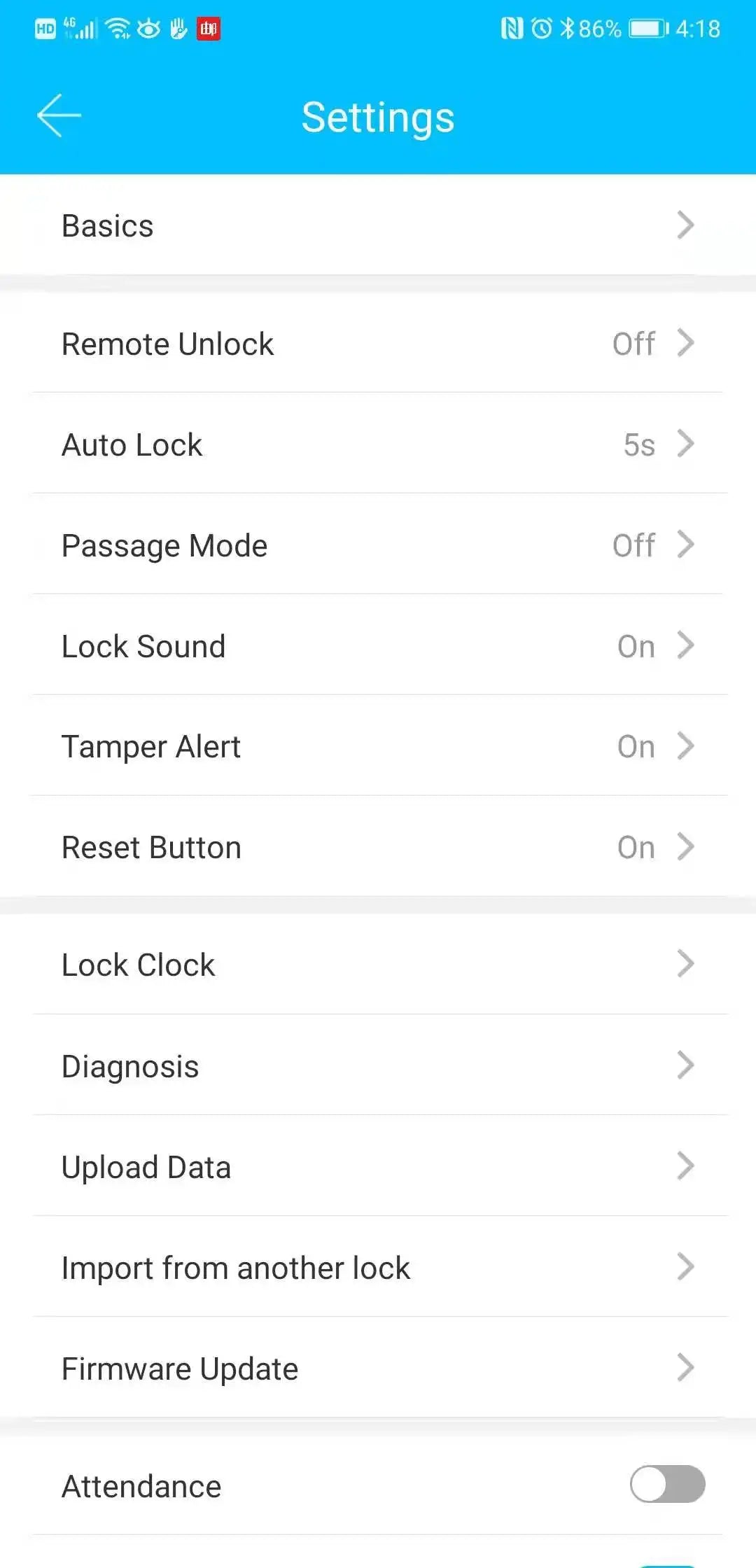 TTLock/tuya APP Smart Fingerprint Lock password code Door Lock Bluetooth Biometric fingerprint lock Electronic Handle Lock