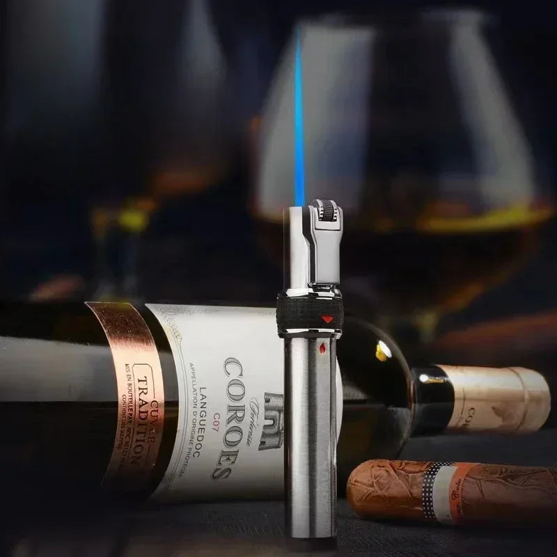 2025 New JOBON Jet Flint Lighter Windproof Gas Torch Lighter Inflated Butane Metal Grinding Wheel Lighter Christmas Gift Men