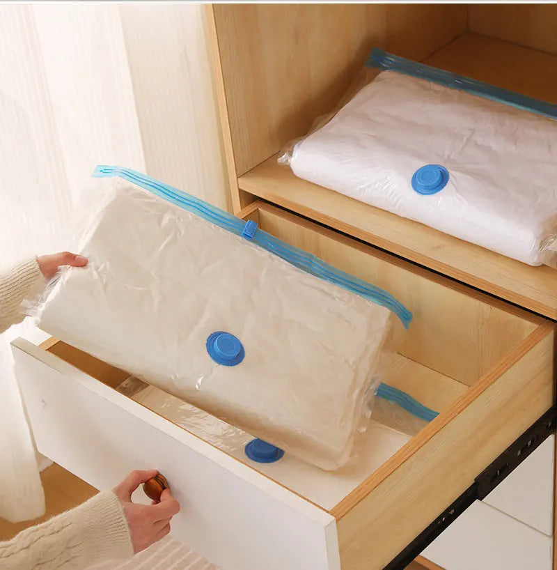 Thickened Vacuum Compression Bag Transparent Quilt Vacuum Bag Storage Bag Household Clothing Storage And Sorting Bag