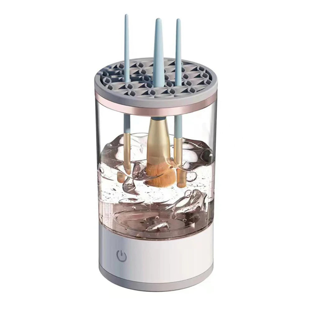 Makeup Brush Cleaner Is An Automatic Rotating Brush Cleaner For Deep Cleaning One Click Operation Is Suitable For All Makeup