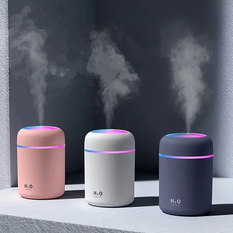 Portable USB Ultrasonic Aroma Diffuser Colorful Humidifier Cool Mist Maker Air Purifier for Home Car