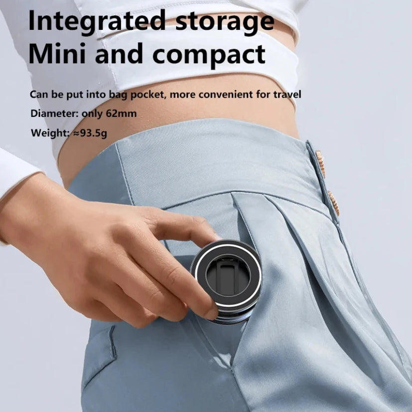 Vacuum Magnet Bracket Stand 360° Adjustment Design Strong Adsorption Magnetic Foldable Phone Holder Car Mount Suction Cup