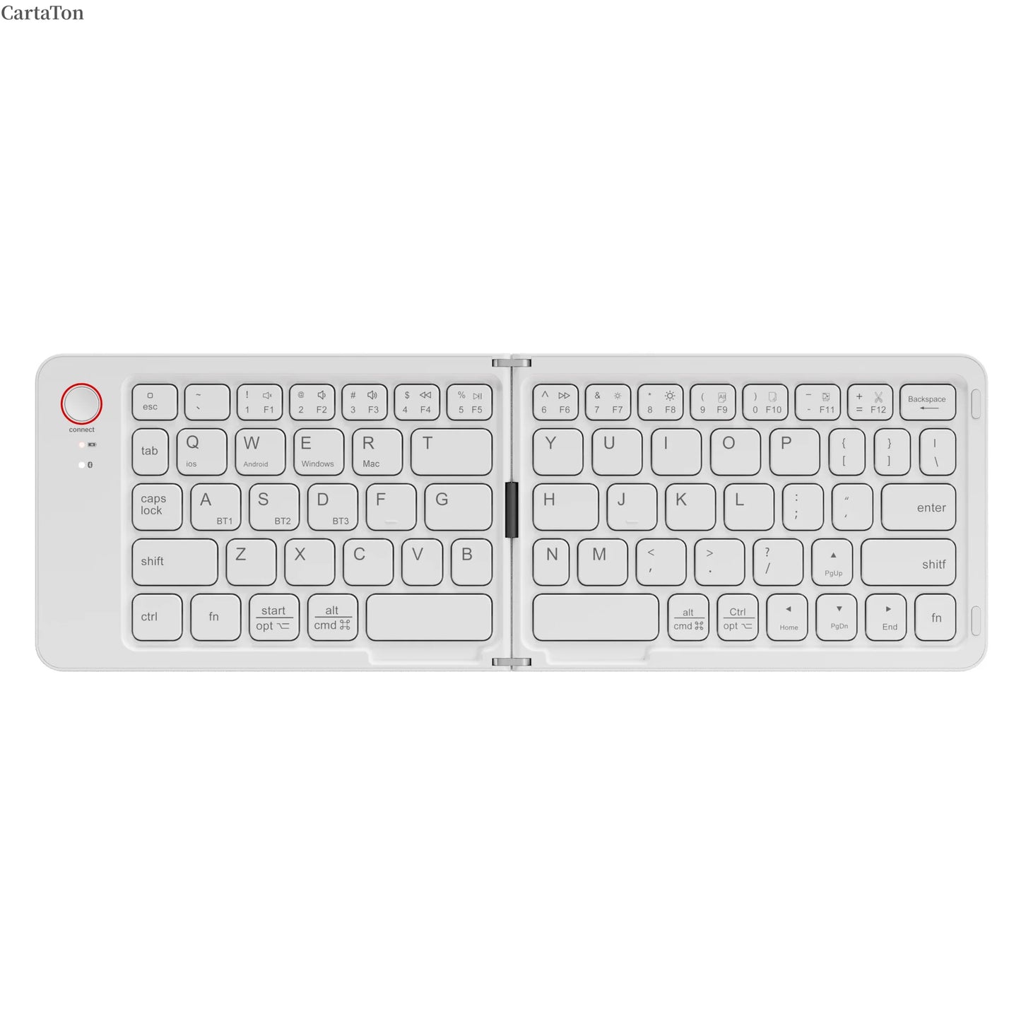 Portable Wireless  BT Foldable Keyboard for IOS/Android/Windows Tablet Mobile Phone Portable Keyboard Computer Accessories