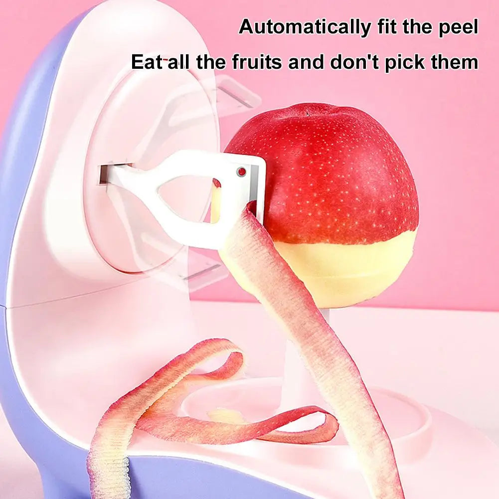 1Pc Electric Peeler Automatic Charging Multifunctional Pelador Commercial Marvelous Home Peeling Fruit Artifact Portable Y6M1
