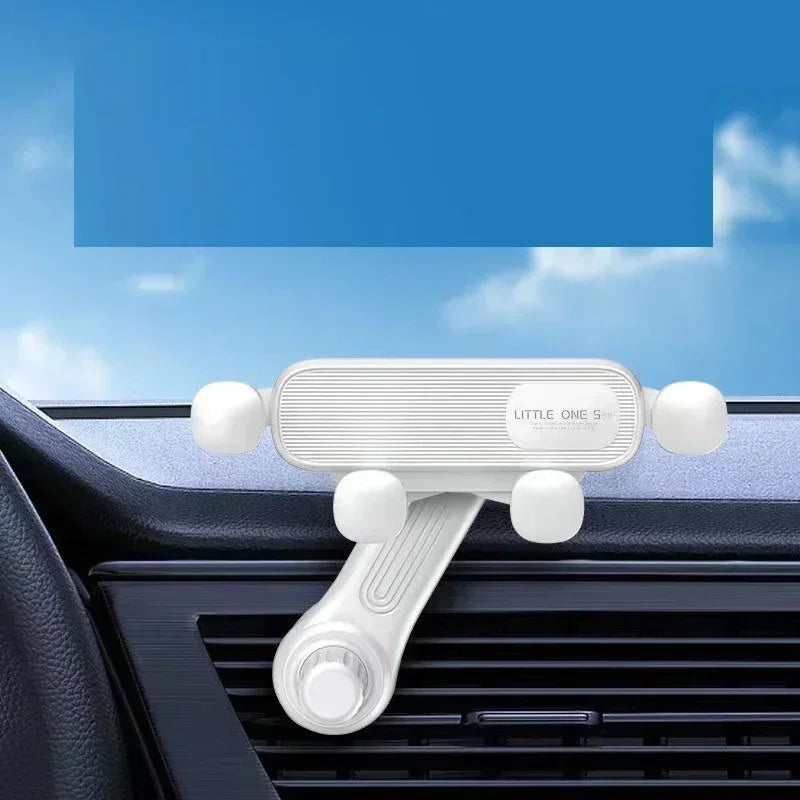 NEW Gravity Car Phone Holder ABS Phone Mount Cell Phone Holde GPS Support Vents Clip Mount Stand Extension Rod Car Gadgets