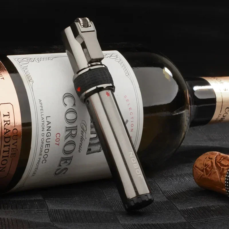 2025 New JOBON Jet Flint Lighter Windproof Gas Torch Lighter Inflated Butane Metal Grinding Wheel Lighter Christmas Gift Men