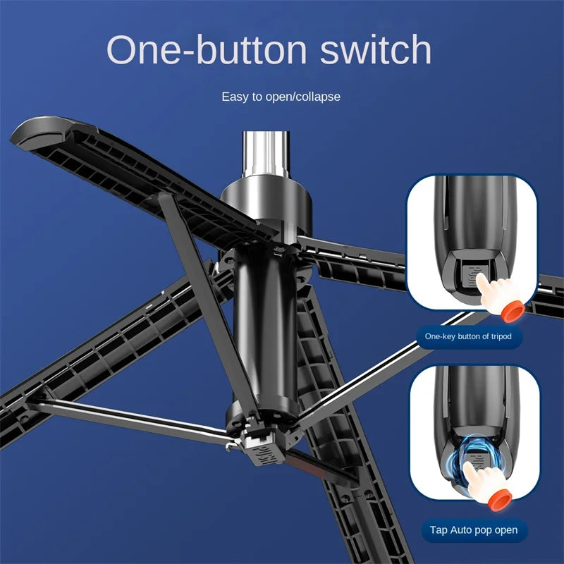 MEUYAG Selfie Stick Extendable Wireless Bluetooth Remote Portable Smartphone Tripod Stand Mount For iOS Android Phone