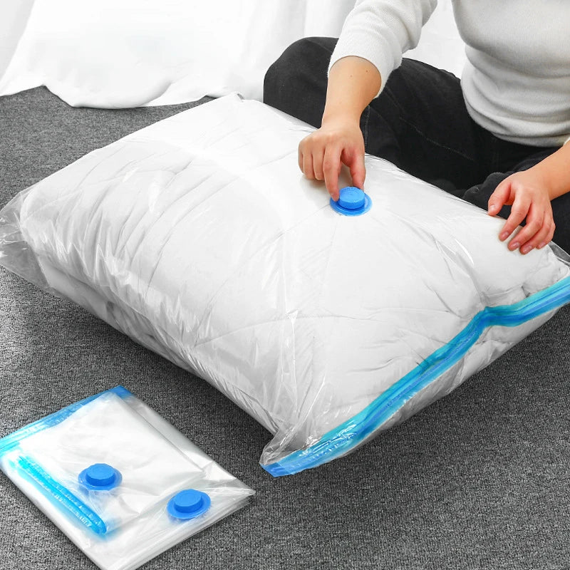 Thickened Vacuum Compression Bag Transparent Quilt Vacuum Bag Storage Bag Household Clothing Storage And Sorting Bag
