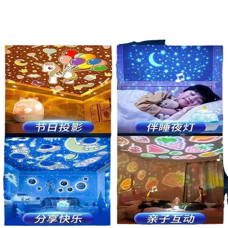 Starry sky projector night light bedroom light sleep gypsy