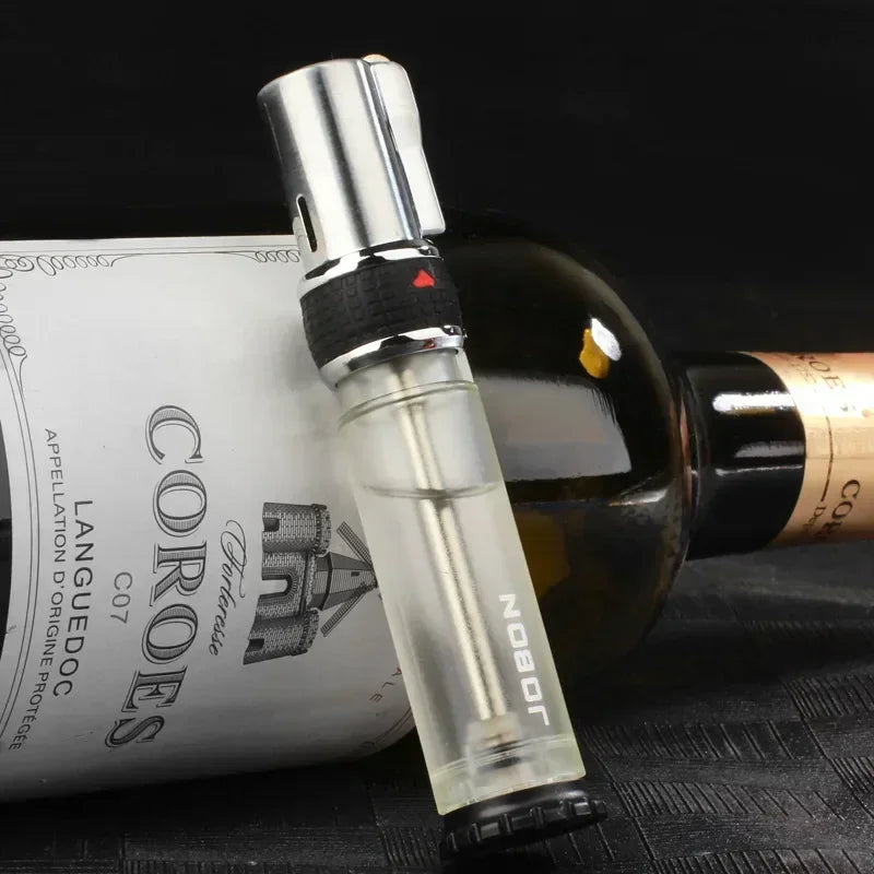 2025 New JOBON Jet Flint Lighter Windproof Gas Torch Lighter Inflated Butane Metal Grinding Wheel Lighter Christmas Gift Men