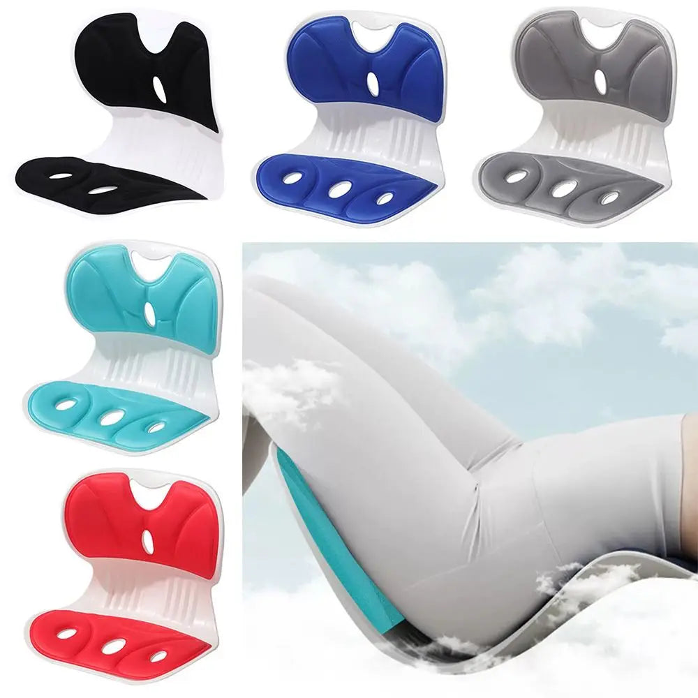 Sitting Posture Sedentary Comfortable Seat Cushion Soft Breathable Seat Pads Pain Relief Chair Protective Mat Home Office Car