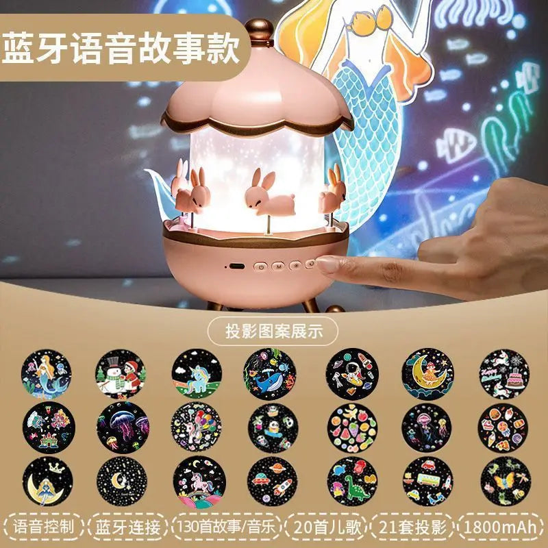 Starry sky projector night light bedroom light sleep gypsy
