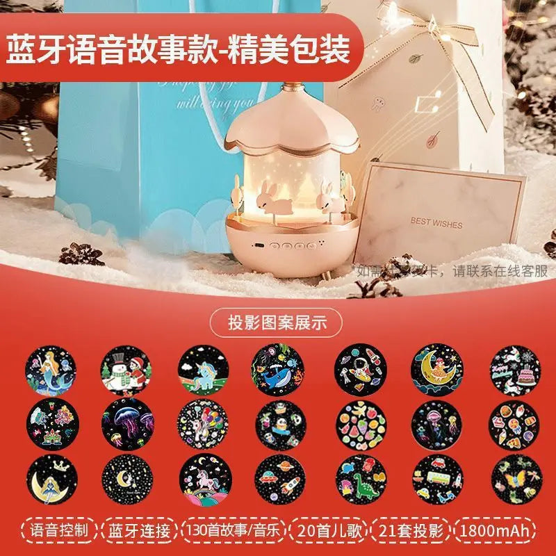 Starry sky projector night light bedroom light sleep gypsy