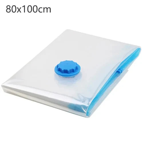 5Pcs Vacuum Bags for Storing Clothes Space Saver Vacuum Storage Bag with Hand Pump for Comforters,Blanket Storage,Bedding