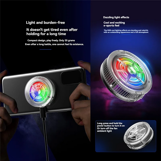 N11R Ultrathin Magnetic Semiconductor Phone Cooler Ideal For Gaming Efficient Heat Sink Technology