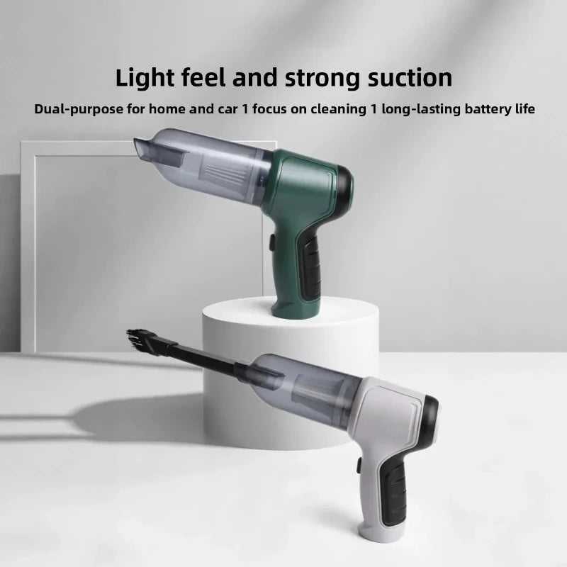 Portable Car Vacuum Cleaner Wireless Blow and Suction Integrated High Power Miniature Car Accessories Powerful Blowing and Sucti