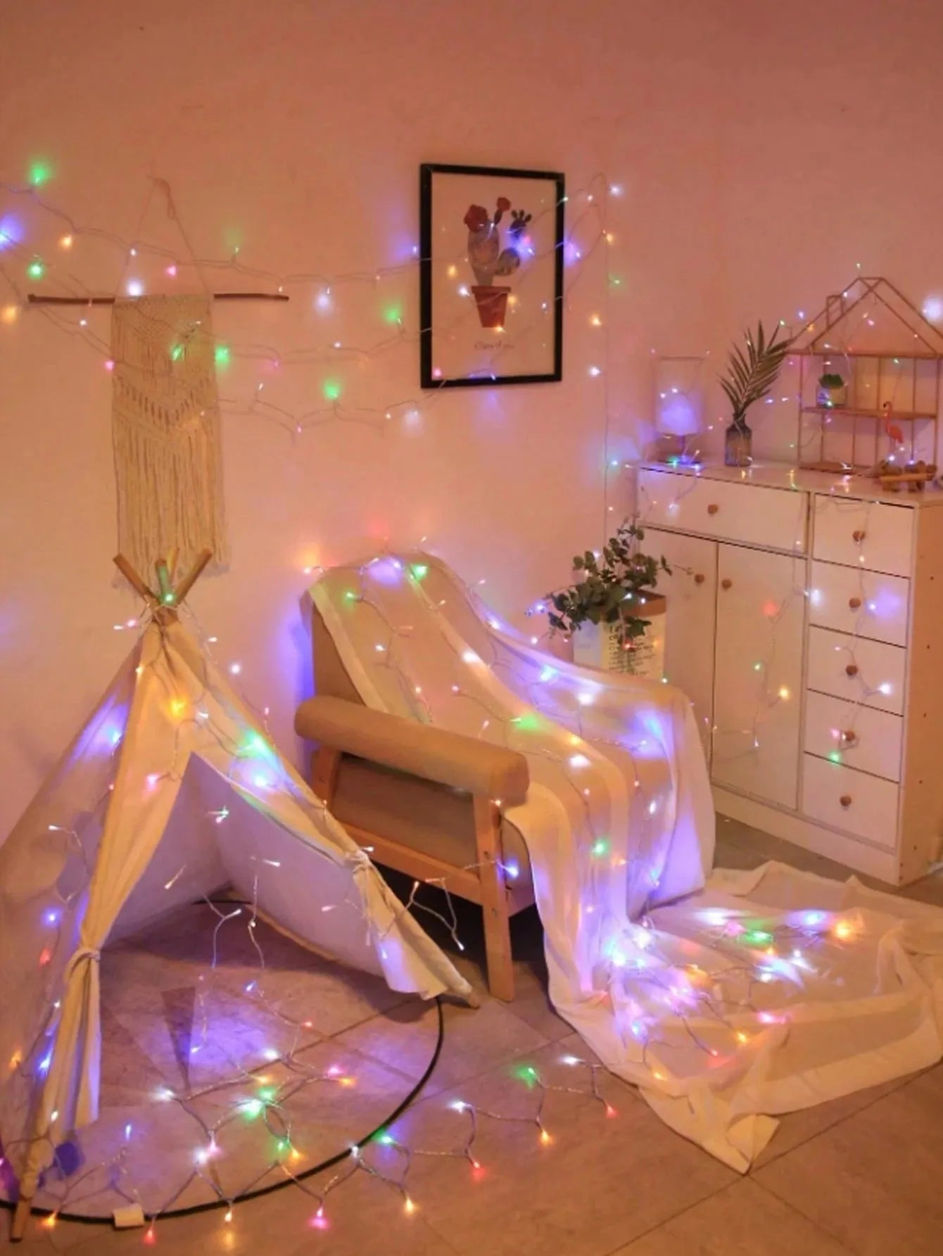 133 3M20LED USB Color Battery Box Bare Light String, Suitable for Party, Festival, Bedroom, Living Room, Wedding Decoration