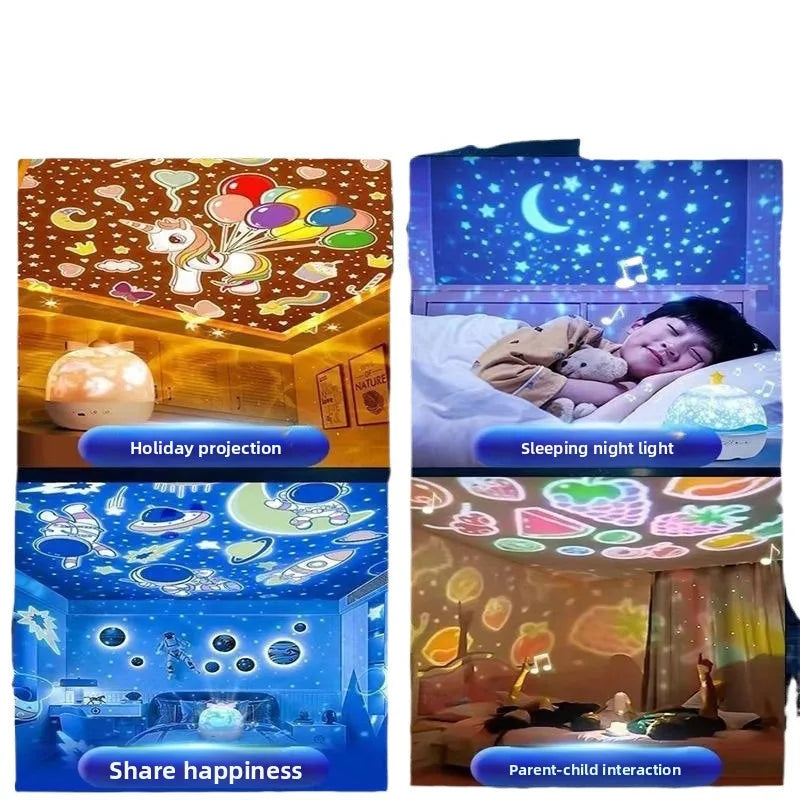 Starry sky projector night light bedroom light sleep gypsy