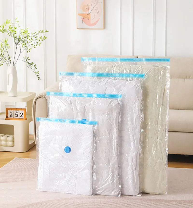 Thickened Vacuum Compression Bag Transparent Quilt Vacuum Bag Storage Bag Household Clothing Storage And Sorting Bag