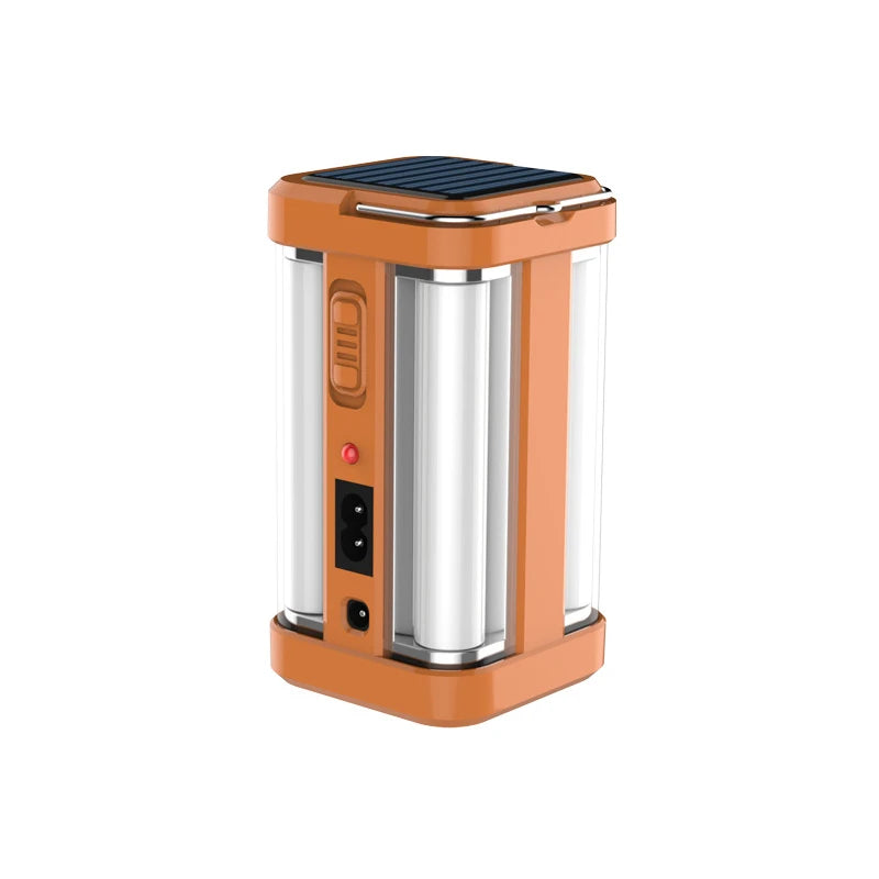 LED Solar Camping Light 2 Mode Flashlight Multipurpose Rechargeable Portable Waterproof Tent Lantern Lampu