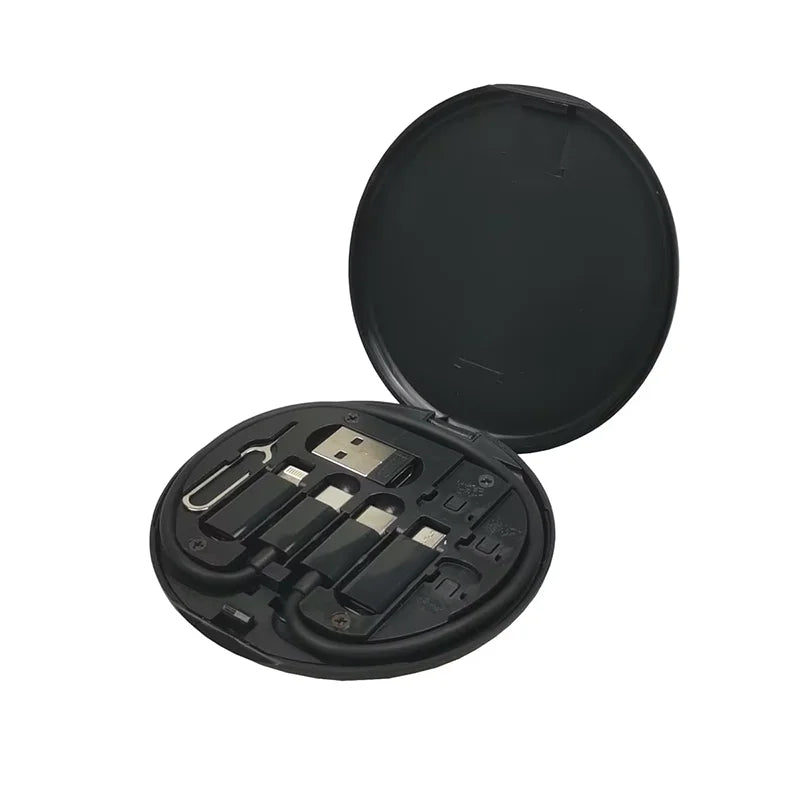 Multi USB Type C to C 60W Charging Adapter Cable Kit USB C to Lighting Conversion Set USB A & Type C to Micro/Type C/Lighting