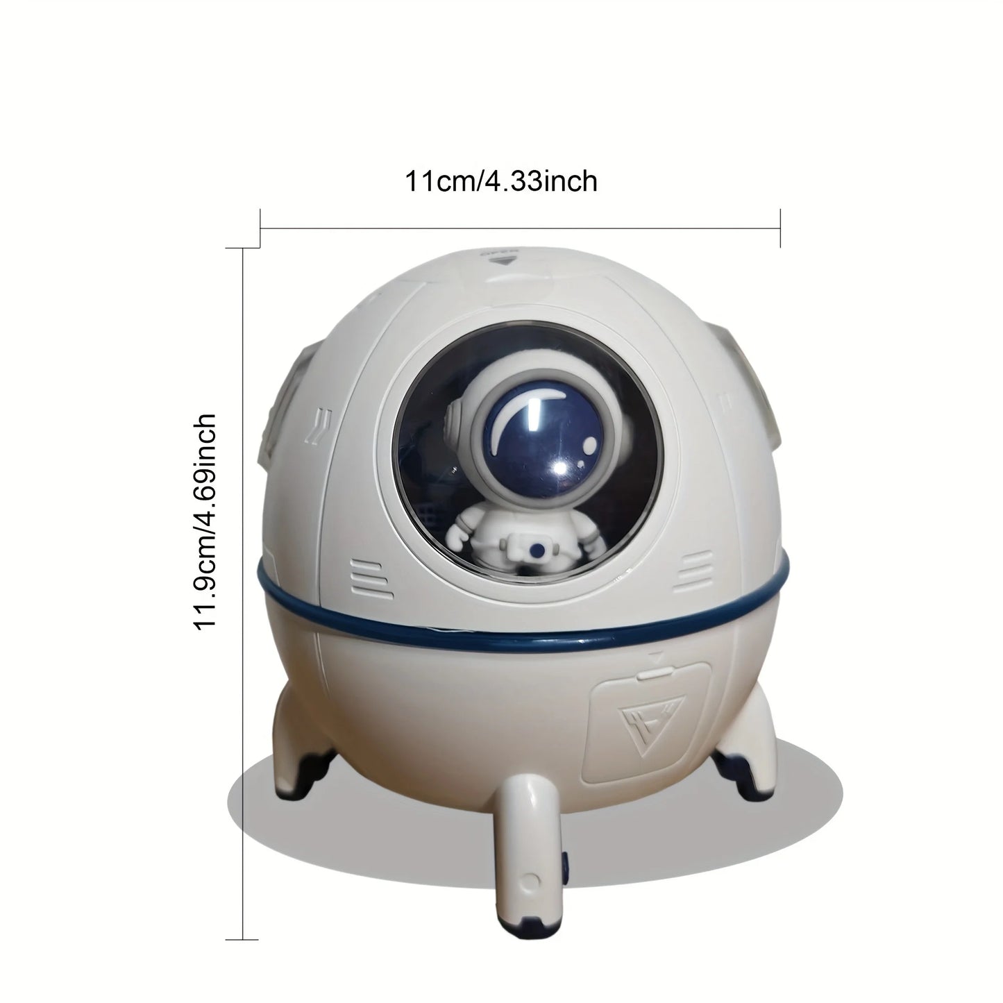 Portable Office Desktop USB Astronaut Space Capsule Air Humidifier Diffuser 220ML With Colorful Led Light