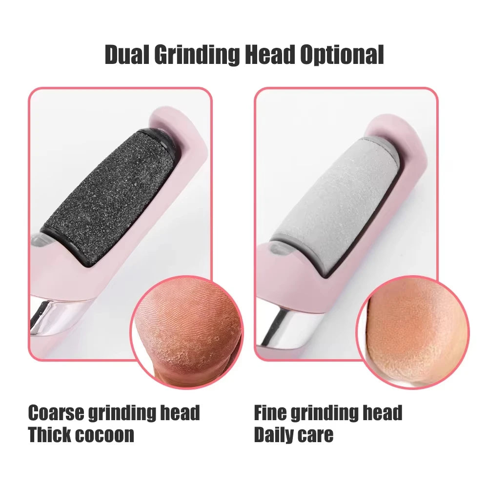 Electric Callus Remover for Feet,Rechargeable Foot Exfoliator Foot Scrubber Pedicure Tools,Removes Dry Skin for Smoother Feet