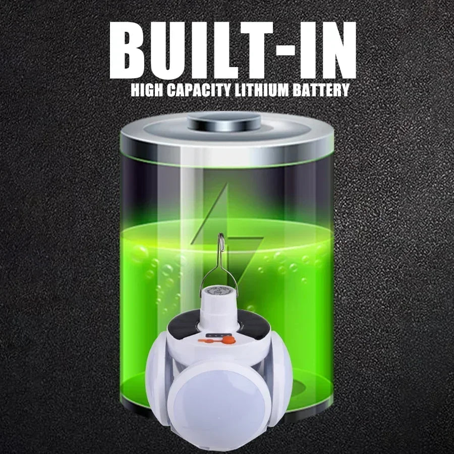 Solar Rechargeable Camping Lantern Light,Portable LED Flashlight,Outdoor Hanging Lamp,Hook,Multi Angle Lighting,Camping Fishing