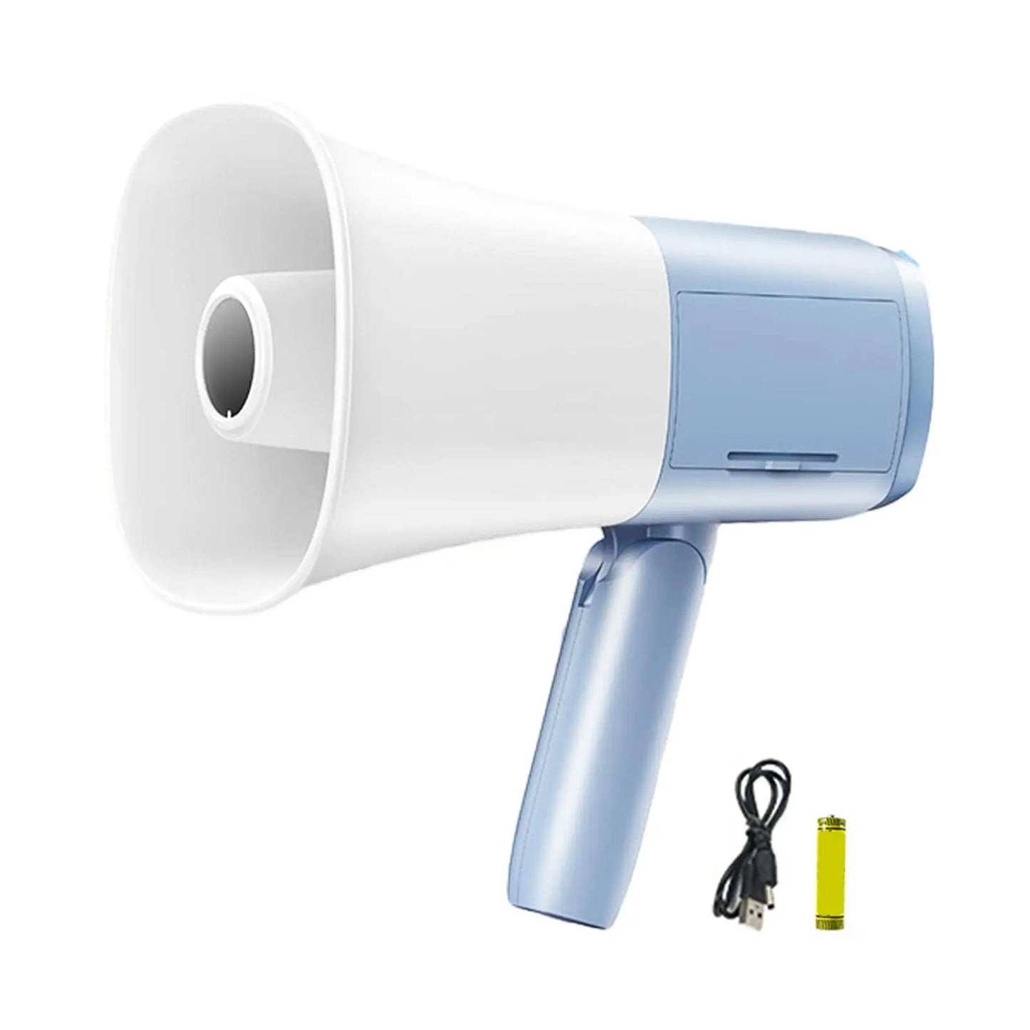 Megaphone Speaker User Friendly Portable Megaphone Bullhorn for Selling Promotions Safe Drills Cheerleading Fans Outdoor Sports