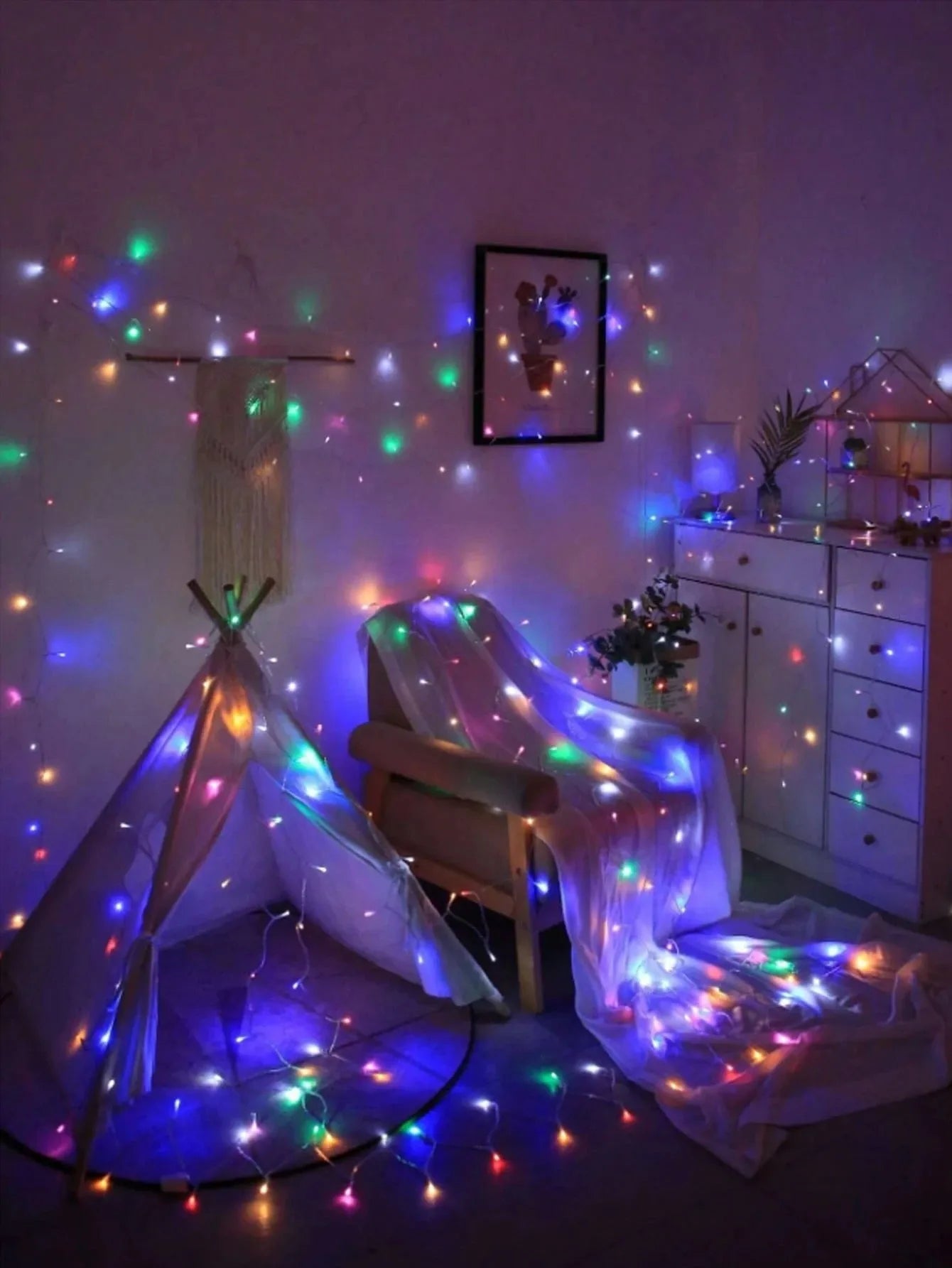 133 3M20LED USB Color Battery Box Bare Light String, Suitable for Party, Festival, Bedroom, Living Room, Wedding Decoration