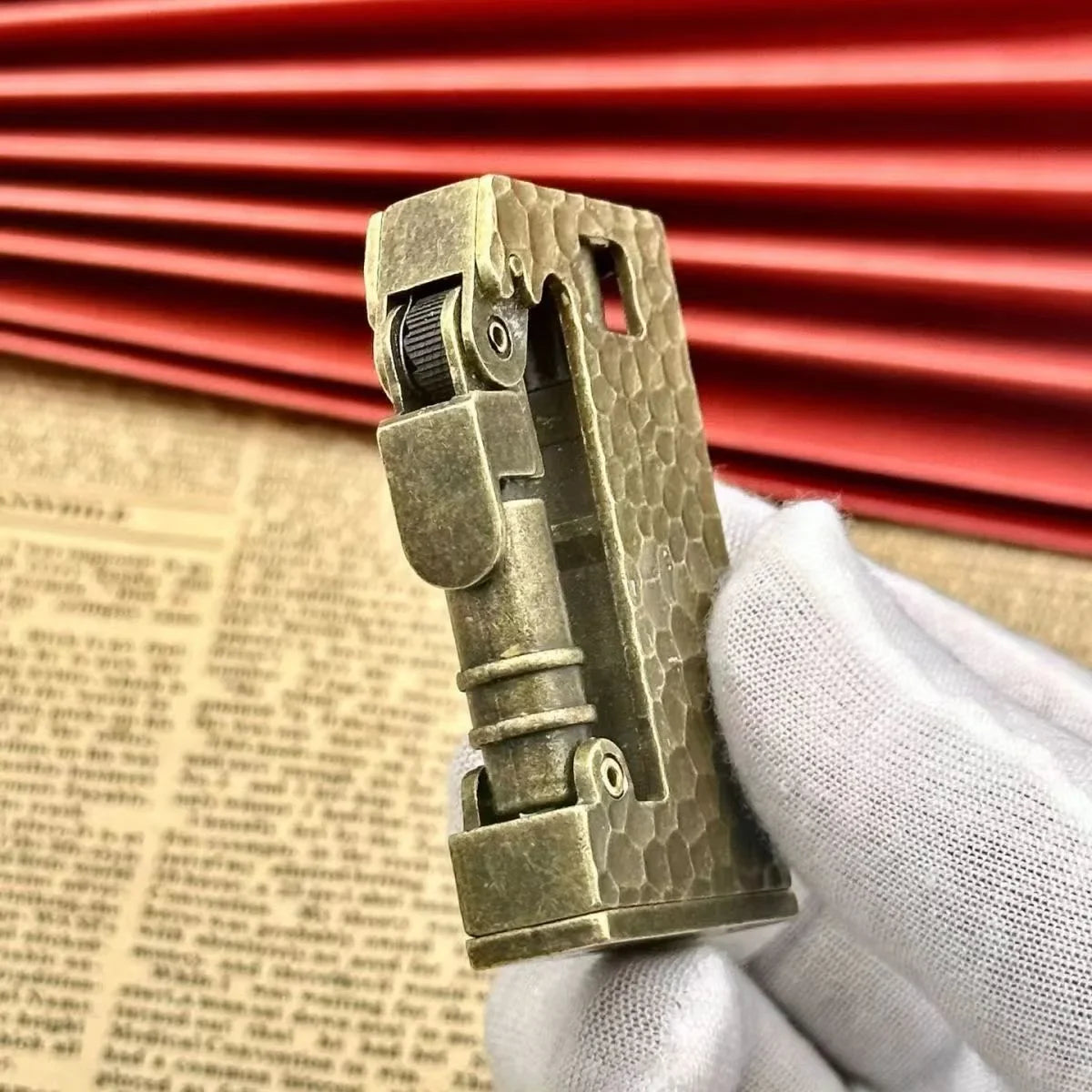 New Retro Scimitar Kerosene Lighter Windproof Pit Heterosexual Metal Press Ignition Lighter Wholesale Male Personalized Gift