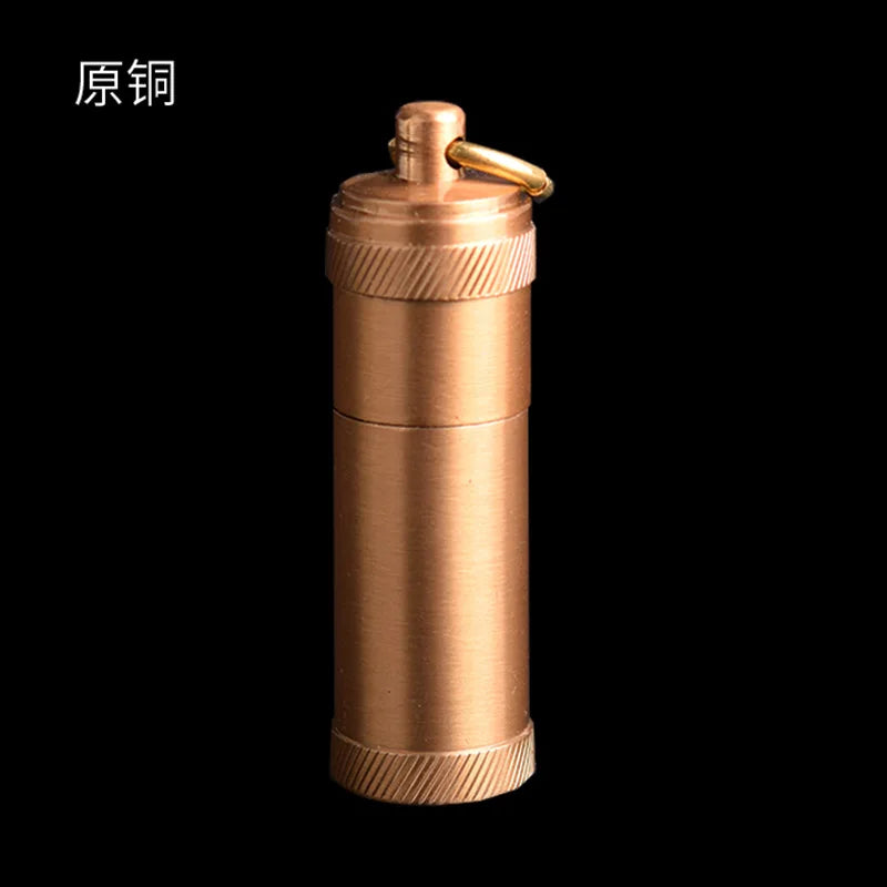 Retro Vintage Mini Kerosene Lighter Portable Personality Gasoline Lighter Gadgets Pendant 55*17MM