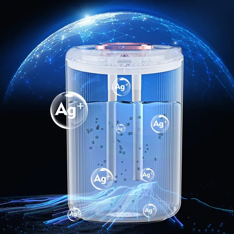 4L Humidifier Large Mist Volume Double Nozzle Atomizer Household Air Spray Humidifier Bedroom Usb Silent Humidifier Low Noise