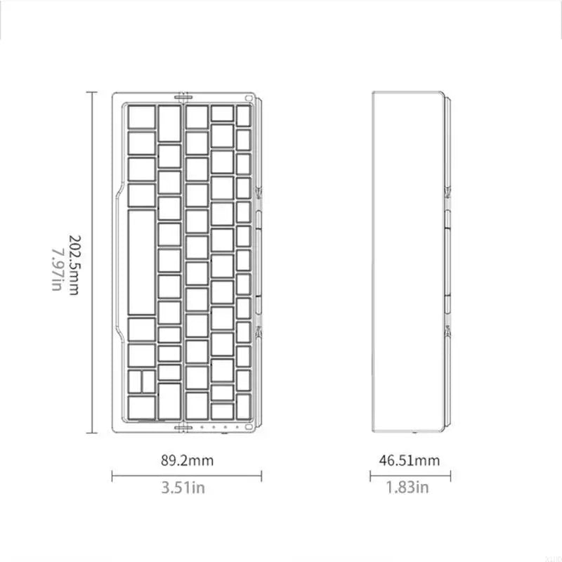 N1HD Folding Bluetooth-compatible Keyboard Wireless Keypad with Stand Efficiency in the Workplace Fast &Accurate Input