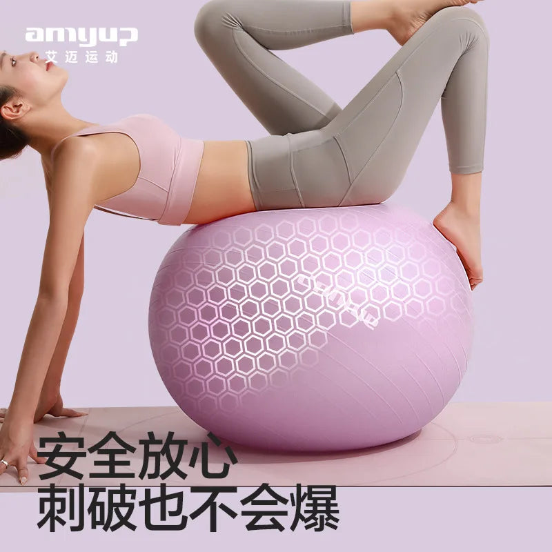 Yoga Ball Thickened Explosion-proof Fitness Ball PVC Yoga Assisted Sensory Training Balance Ball