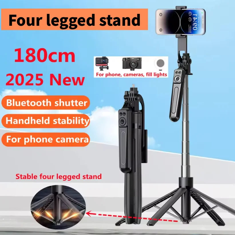 MEUYAG Selfie Stick Extendable Wireless Bluetooth Remote Portable Smartphone Tripod Stand Mount For iOS Android Phone