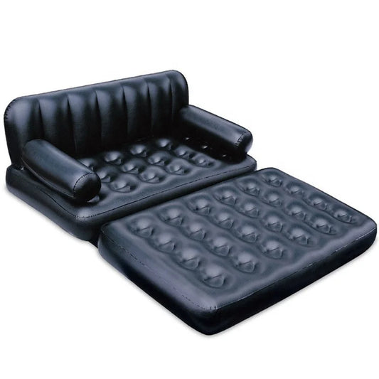 Hot Sale 5 in 1 Inflatable Sofa Bed,fast Delivery Inflatable air Sofa Bed,air Filled Inflatable Sofa Furniture  in STOCK